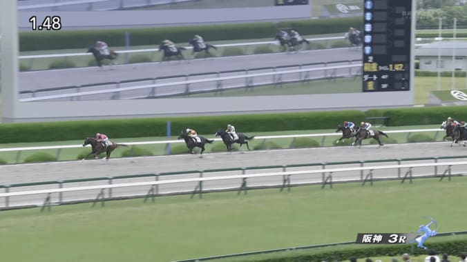 【映像】「遅れてきた怪物ホース」“末脚爆発”で圧勝の一部始終