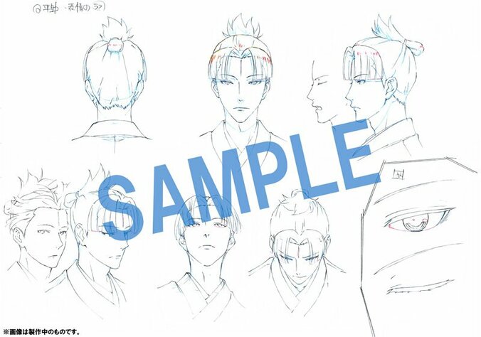 劇場アニメ「PEACE MAKER 鐵」開発中の永倉新八、藤堂平助、原田左之助のキャラ設定ラフが公開 5枚目