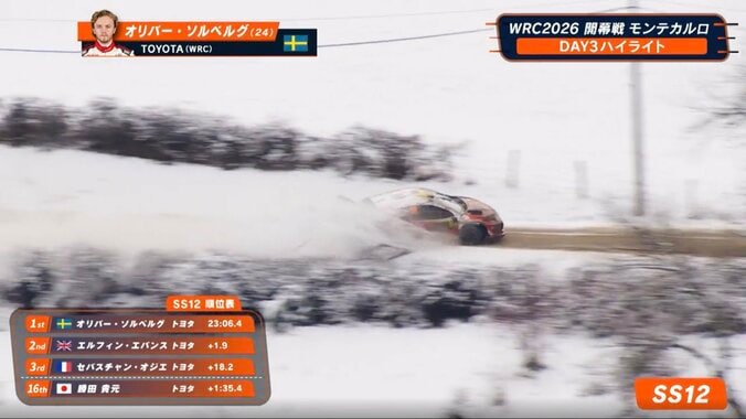 「ゲームでしかやったことない技だよ！」世界最速ラリー車が雪道で規格外のリカバリー「よく戻ったな」反響続々 2枚目