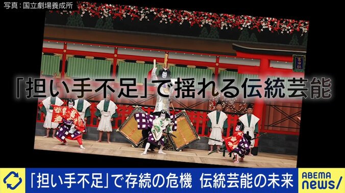 揺れる伝統芸能