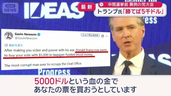 ギャビン・ニューサム氏は批判