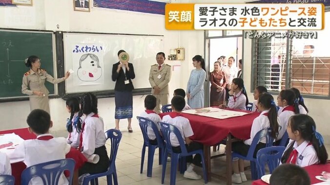 ゲーム形式で日本語を学ぶ子どもたち