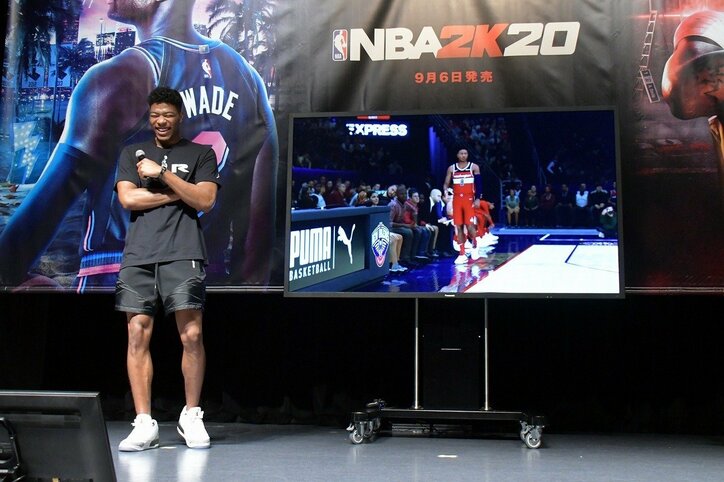 八村塁「僕そのものです」　『NBA 2K20』自身のゲームキャラに感動