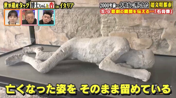 【写真・画像】杏、“亡くなる瞬間”を残した石膏像に興味津々「本当に痛々しい」 2枚目