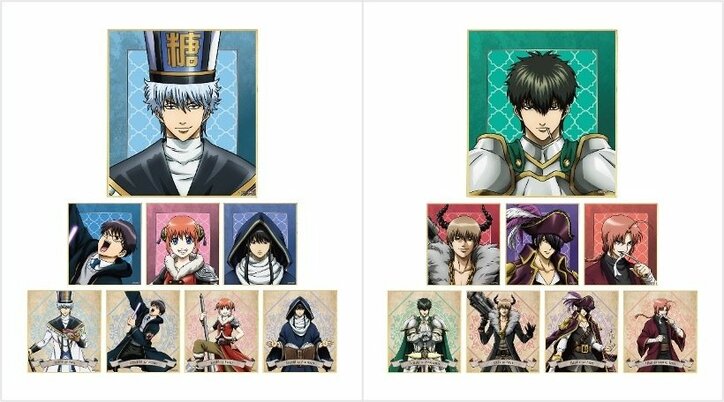 TVアニメ「銀魂」RPGver.描き下ろしイラストグッズ12種類の予約受付がスタート