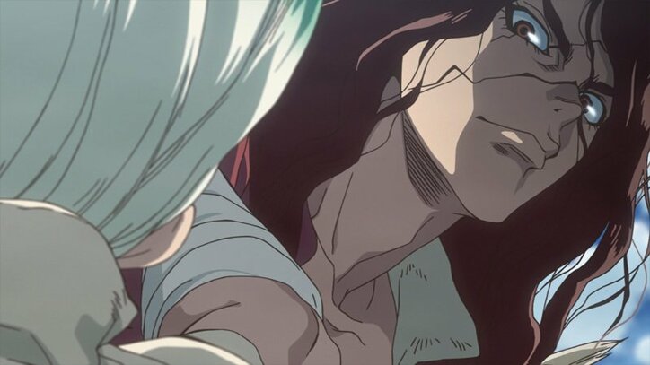 アニメ「Dr.STONE」第2話あらすじ&先行カット解禁! 霊長類最強の高校生、獅子王司が復活