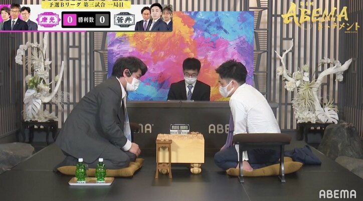 永世名人が切れ負け寸前で大慌て!森内俊之九段「銀、銀、銀!」と指差し連呼の瞬間/将棋・ABEMAトーナメント