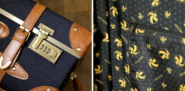 アニメ「ハイキュー!! TO THE TOP」烏野高校イメージの”キャリーケース”が完全受注生産で登場