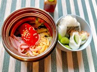 飯田圭織『息子弁当♪♪冷やし中華弁当』