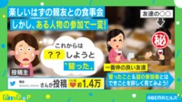 【映像】親友の彼氏の一言で信頼関係が崩壊 “楽しい食事会”が一変…