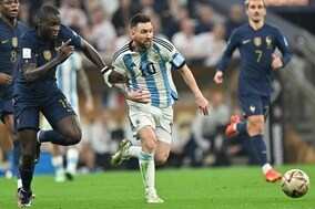 メッシ、W杯の通算出場時間で新記録！　マルディーニ氏の「2216分」を上回る