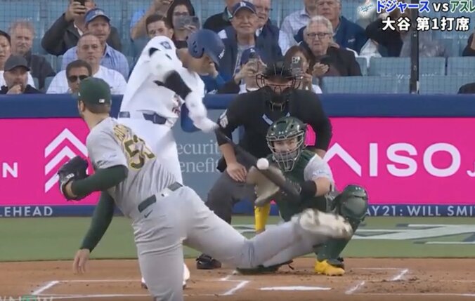 【写真・画像】もうワケわからん！ 大谷翔平の足で“予想外の展開”「なんで？」「速すぎw」相手野手がビビる… とんでもないスピードで“爆速内野安打”　1枚目