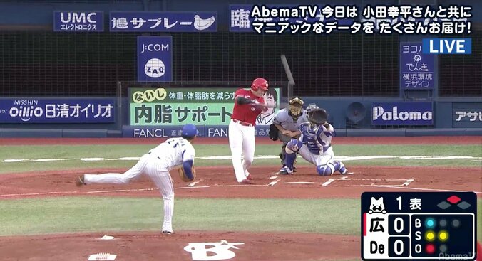 お目当ての“本命”は広島・丸？　バックネット裏にメジャースカウトが“6人ずらり”でファン騒然 2枚目