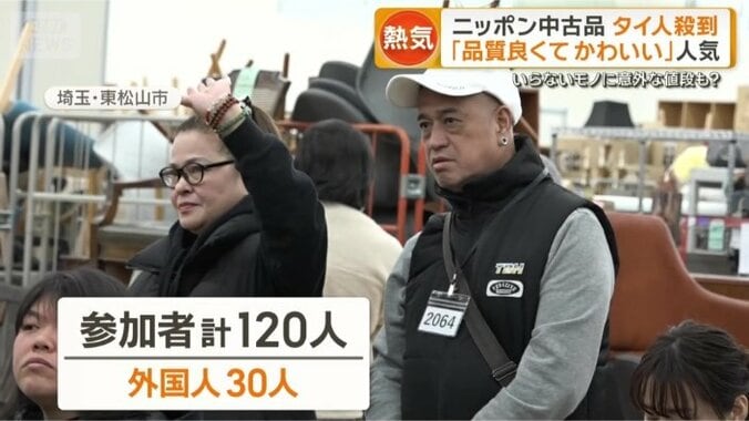 参加者の4分の1が外国人のバイヤー