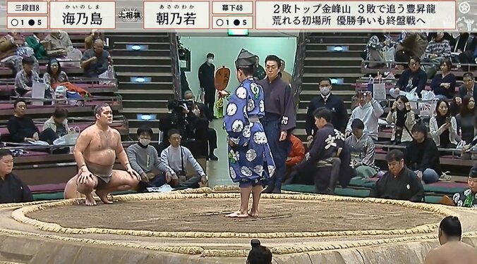 現役最後の勝ち名乗り