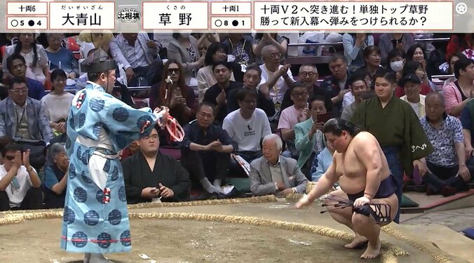 草野の豪快白星に興奮気味のDie