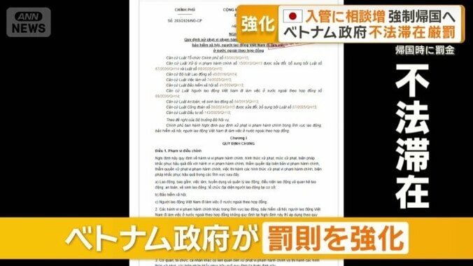 ベトナム政府が罰則強化に乗り出した