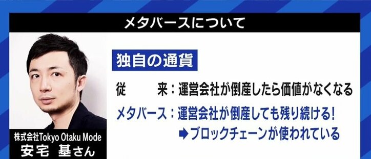 IT企業が注目する「メタバース」の普及でどうなる?EXIT兼近大樹「実社会での生き方が雑になりそう」