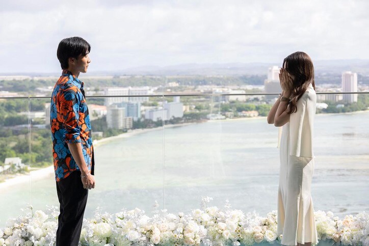 カップル成立で涙のキス 美尻ナース&塩顔マッチョの恋に峯岸みなみ感動『シャッフルアイランド Season2』