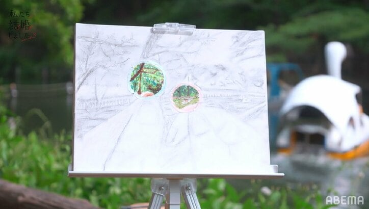 島崎遥香の独創的な絵に千鳥ノブ驚愕「これなに？！」夫・佐野岳の絵をぱるる大絶賛「天才なんだけど」『私たち結婚しました3』第2話