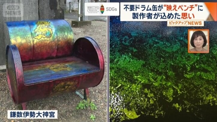 グラデーション模様が完成