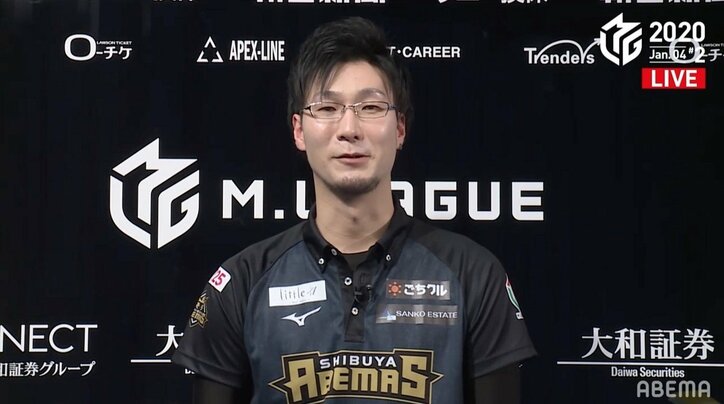 “若武者”はもう卒業か！？松本吉弘、新年初トップで個人3位 目標もMVPに上方修正／麻雀・Mリーグ