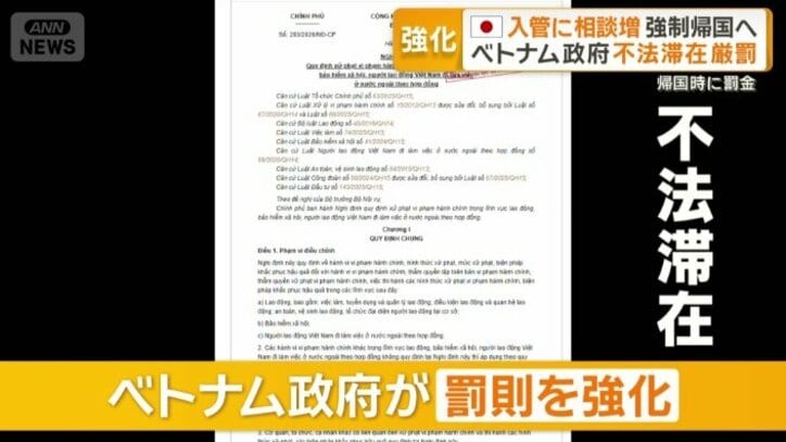 ベトナム政府が罰則強化に乗り出した