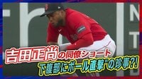 【映像】下腹部にボール直撃の瞬間