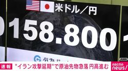 “イラン攻撃延期”で原油先物急落 円高進む