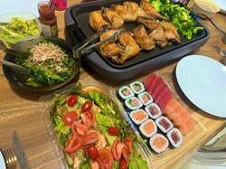  北斗晶『コストコ』品を使った豪華な夕食を公開「パーティーみたいなご飯になりました」 