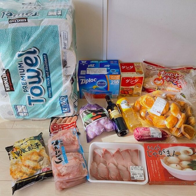 大堀恵、久しぶりの『コストコ』で購入した定番商品「冷蔵庫が潤って嬉しいな」 1枚目