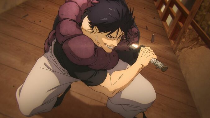 アニメ『呪術廻戦』2期4話先行カット・あらすじ公開…伏黒甚爾役・子安武人のインタビューも 3枚目