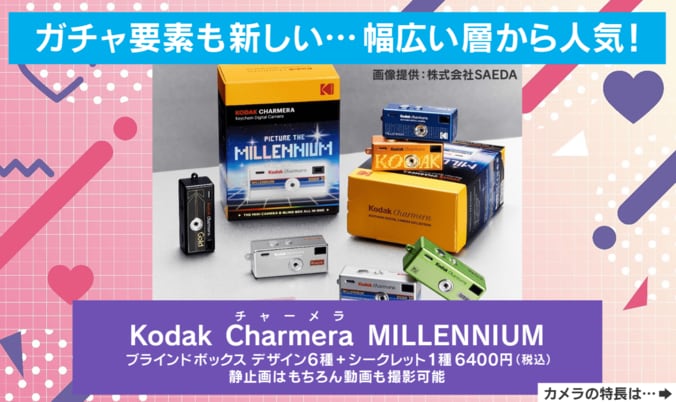 トイカメラ「Kodak Charmera MILLENNIUM」