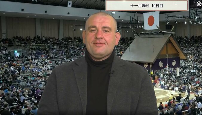 坊主頭にイメチェンした臥牙丸