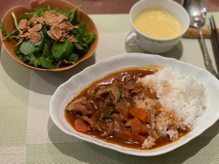  柏木由紀子、知人に振る舞い好評だった料理「お洒落なご飯」「感心します」の声 