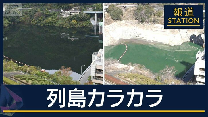 列島カラカラ“記録的少雨”ダムは「貯水率0％」野菜育たず…火災も相次ぐ