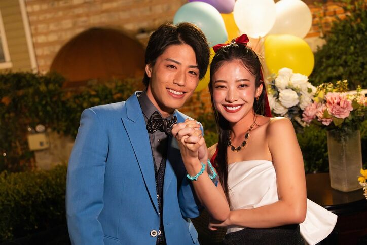 【写真・画像】ひろやすが思う一番モテると思った女性メンバーは？「男って３人くらいいたほうがいいって思ってたけど…」みさきは悪女キャラを卒業！『ラブパワーキングダム～恋愛強者選挙～』みさき＆ひろやすペア　1枚目
