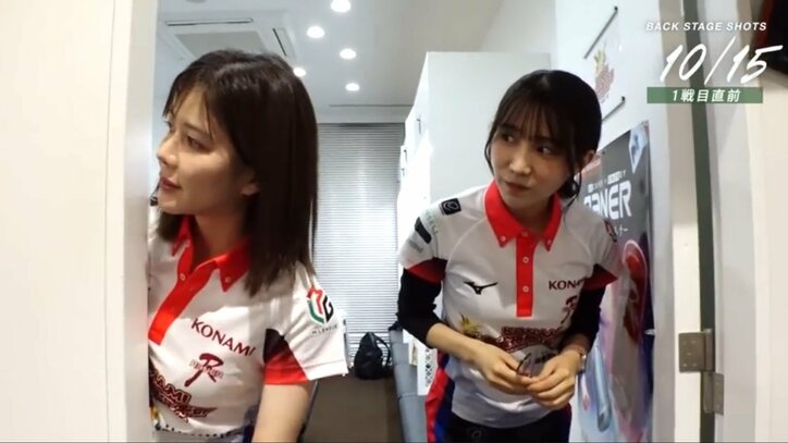 「行ってらっしゃっせ～」美女雀士2人の羨ましすぎるお見送りに視聴者も釘付け／麻雀・Mリーグ