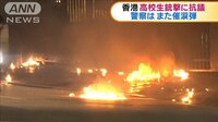 警察はまた催涙弾 高校生銃撃で抗議デモ