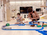 辻希美『プラレール♡』