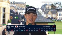【動画】桂川有人「プロゴルファーになってよかった」第1ラウンド後インタビュー