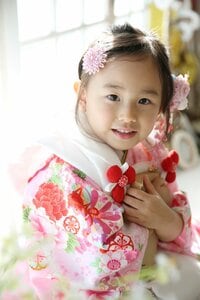 東尾理子『七五三@スタジオ』