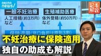 【映像】不妊治療に保険適用も…見えてきた課題