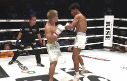 「立ったまま意識が…」衝撃KOに「倒れ方がおかしかった」驚きと困惑 体重超過の相手に左ストレートを“グサリ”