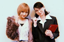アユ（安斉かれん）、マネージャー野島美香（河北麻友子）との2ショットを公開「頑張れチームアユ」とエール続々 『Ｍ　愛すべき人がいて』