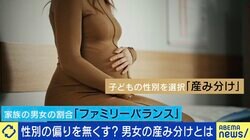 アメリカで進む“男女の産み分け” 命の選別につながる危険性も？ 家庭内で性別の偏りをならすファミリーバランシングとは
