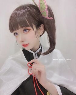 「鬼滅の刃」栗花落カナヲを忠実に再現！コスプレイヤー・Mon夢の美麗コスに称賛の声「Excellent」「最高です」