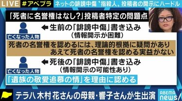 木村花さんの母・響子さんがメディア初出演で訴え 今も続く激しい誹謗中傷と、制度の壁との闘い