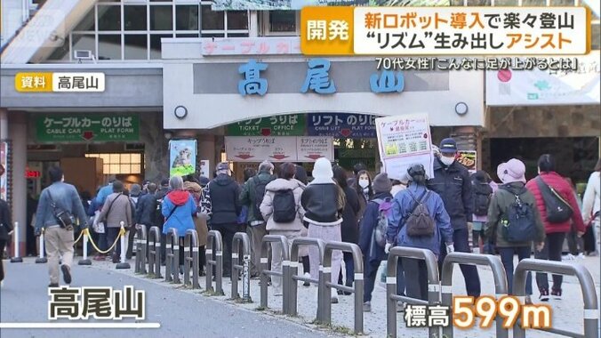 標高599メートルの高尾山