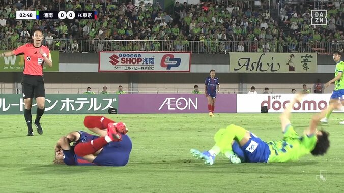 【映像】後ろ飛び蹴りが顔面を直撃した瞬間